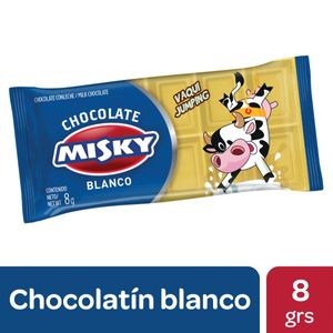 Chocolate Misky blanco 8 gr