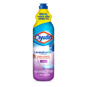 Lavandina Ayudin en gel lavanda 750 cc