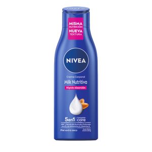 Crema Nivea Body milk nutritiva rapida absorcion 250 ml