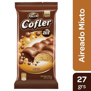 Chocolate Cofler aireado blanco/leche 27 gr