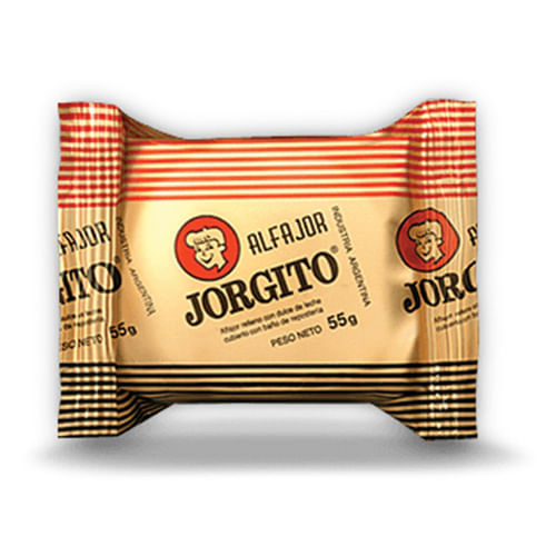 Alfajor Jorgito clasico 55 gr
