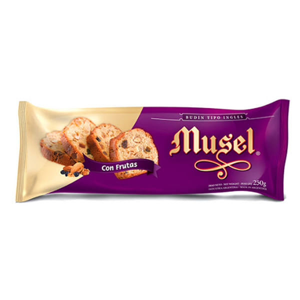 Budin Musel con nuez y almendras 250 gr