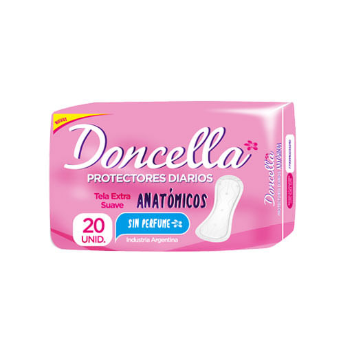 Protectores diarios Doncella sin desodorante 20 u