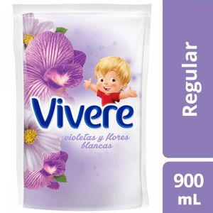 Suavizante Vivere violetas y flores blancas doy pack 900 cc