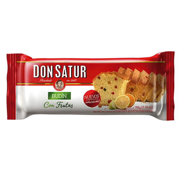 Budin Don Satur con chocolate 190 gr