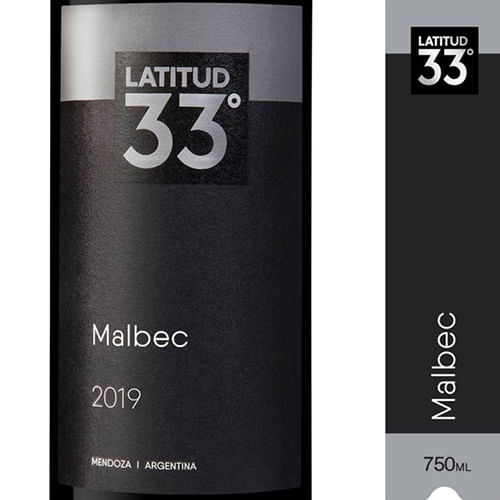 Vino Latit 33 Malbec 750 cc