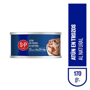 Atun S&P trozos al natural 170 gr