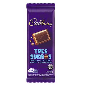 Chocolate Cadbury tres sueños 80/82 gr