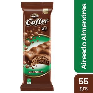 Chocolate Cofler aireado con almendra55 gr