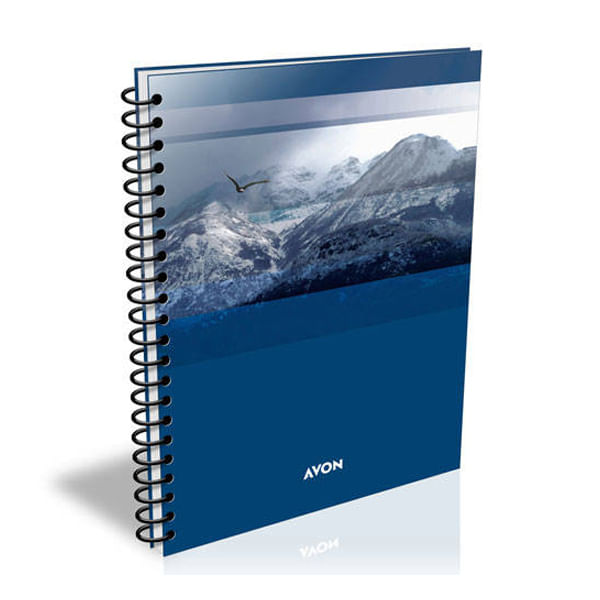 Cuaderno avon espiral tapa blanda rayado 84 hojas
