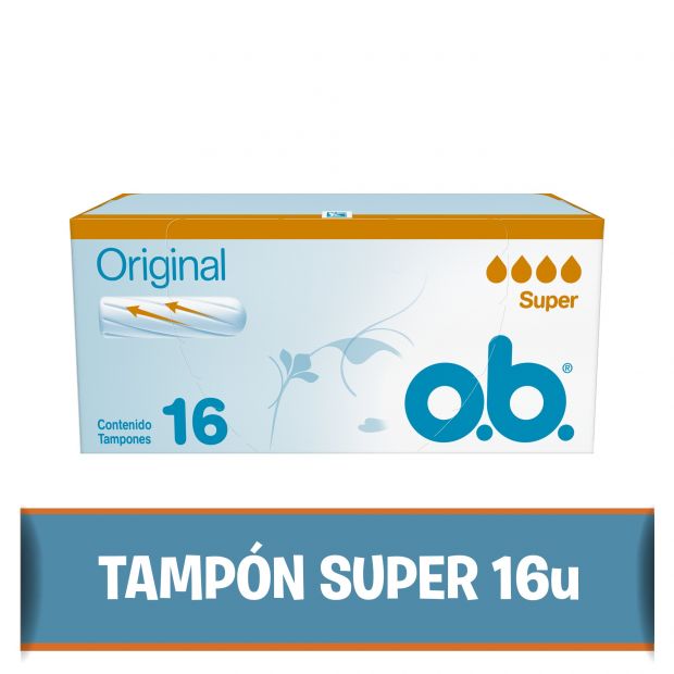 TAMPON O.B. SUPER 16 un