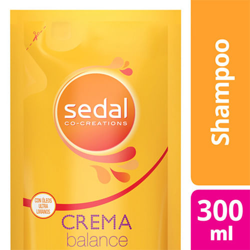Shampoo Sedal S.O.S crema balance doy pack 300 ml
