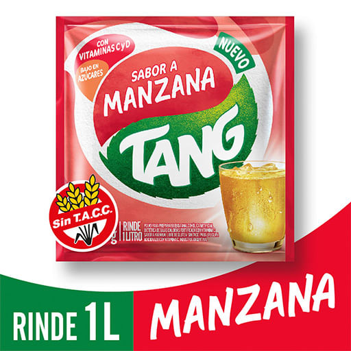Jugo en polvo Tang manzana 18 gr