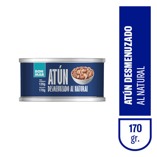 Atún Bonmar desmenuzado al natural 170 gr