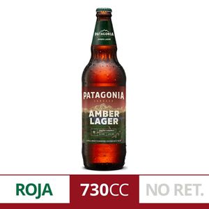 Cerveza Patagonia amber botella No Retornable 730 cc