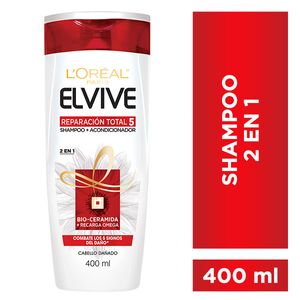 Shampoo Elvive reparacion total 5 2en1 400 ml