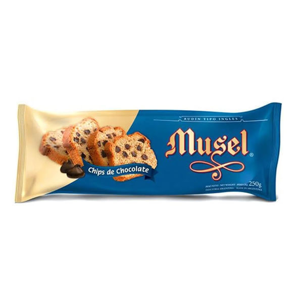 Budin Musel con chips de chocolate250 gr