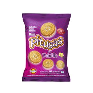 Galletitas Mini Pitusas vainilla 160 gr