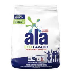 Jabon en polvo Ala lavado a mano 3 kg