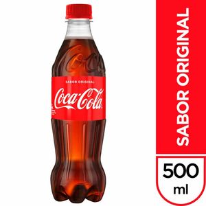 Gaseosa Coca Cola pet 500 cc