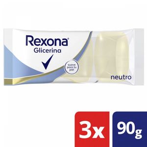 Jabon Rexona glicerina neutro 3 u 90 gr