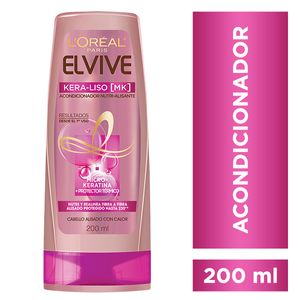 Acondicionador Elvive keratina-liso prote ccion.200 ml