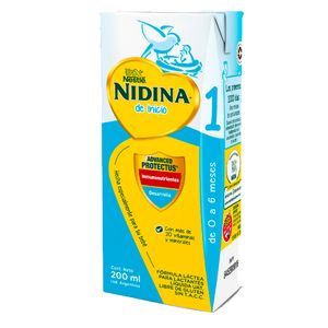Leche infantil Nidina 1 200 cc