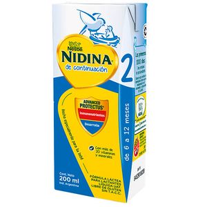 Leche infantil Nidina 2 200 cc
