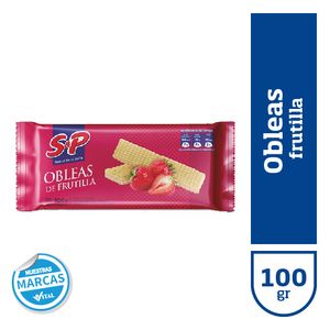Obleas S&P frutilla 100 gr