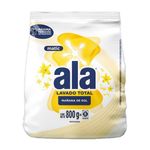 Jabon en polvo Ala Matic mañana de sol con perlas suavizantes 800 gr