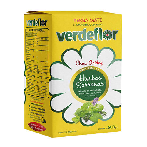 Yerba Verdeflor Serrana 500 gr
