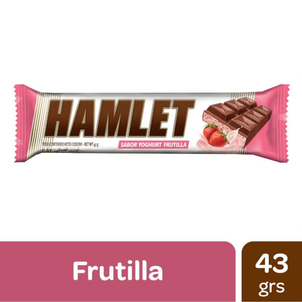 Chocolate Ha mlet yogurt frutilla 43 gr