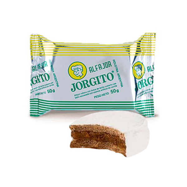 Alfajor Jorgito glaseado 50 gr