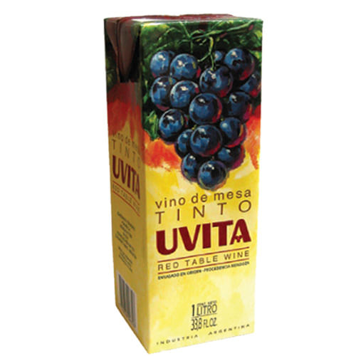 Vino Uvita tinto dulce tetrabrik 1 lt