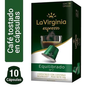 Café La Virginia capsulas equilibrio nespresso 10 u