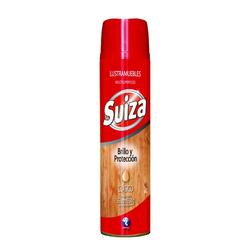 Lustramueble Suiza clasico en aerosol 360 cc