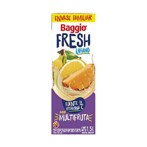 Jugo Baggio Fresh mu ltifruta nuevo1.5 lt