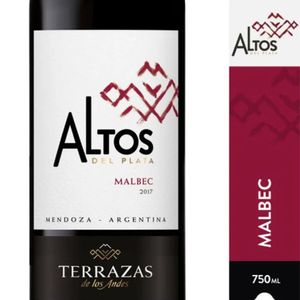 Vino A ltos del Plata malbec 750 cc