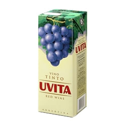 Vino Uvita tinto tetrabrik 1 lt
