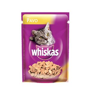 Alimento para gato Whiskas sabor pavo pouch 85 gr