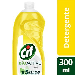 Lavavajillas Cif Bio Active limon 300 cc