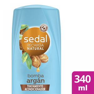 Acondicionador Sedal recarga natural bomba argan 340 ml