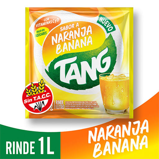 Jugo en polvo Tang naranja/banana 18 gr