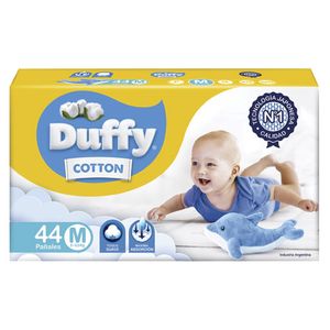 Pañal Duffy cotton hiper M 36 u
