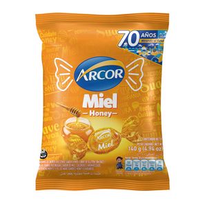 Caramelos Arcor relleno miel 140 gr