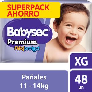 Pañal Babysec Premium soft jumbopack XG 48 u