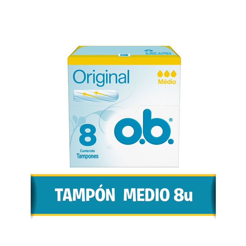 Tampones Medio O.B. 8 Un