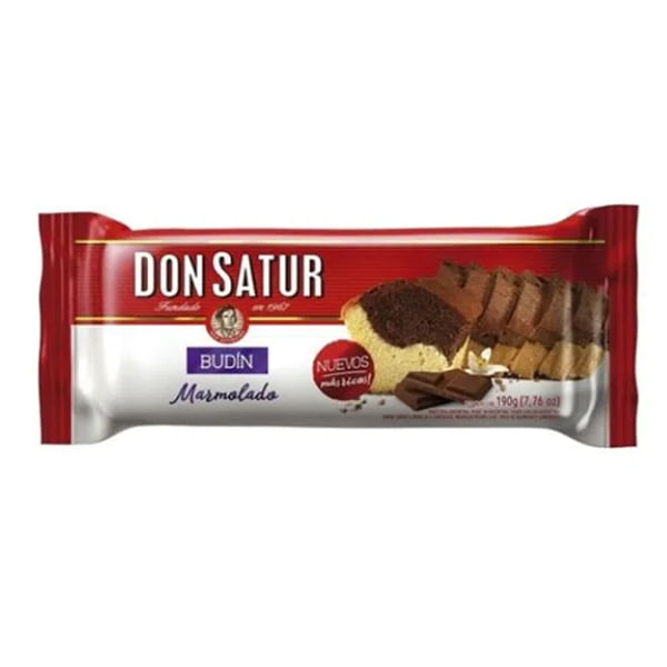 Budin Don Satur marmolado 190 gr