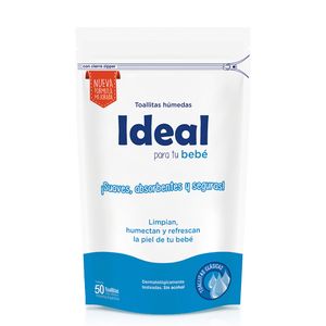 Toalla humeda Ideal clasica 50 u