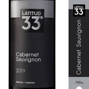 Vino Latitud 33 cabernet 750 cc